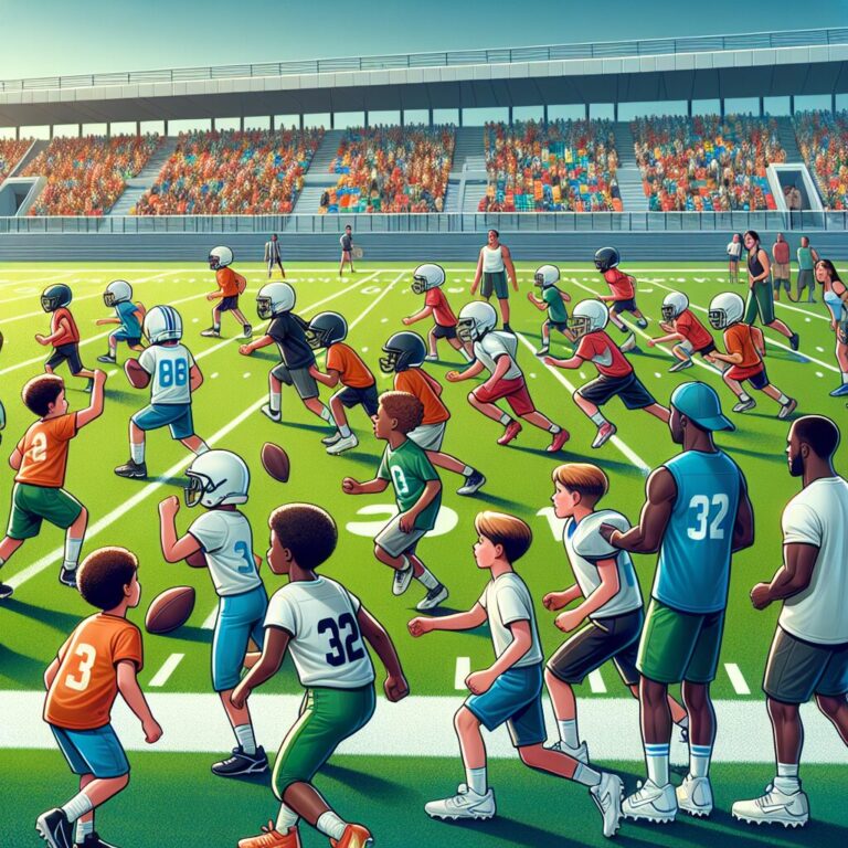 5º Campamento Anual de Fútbol Juvenil Gratuito de Joel Bitonio y Austin Corbett