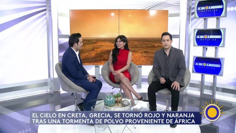 Tormenta De Polvo De África Transforma El Cielo De Grecia