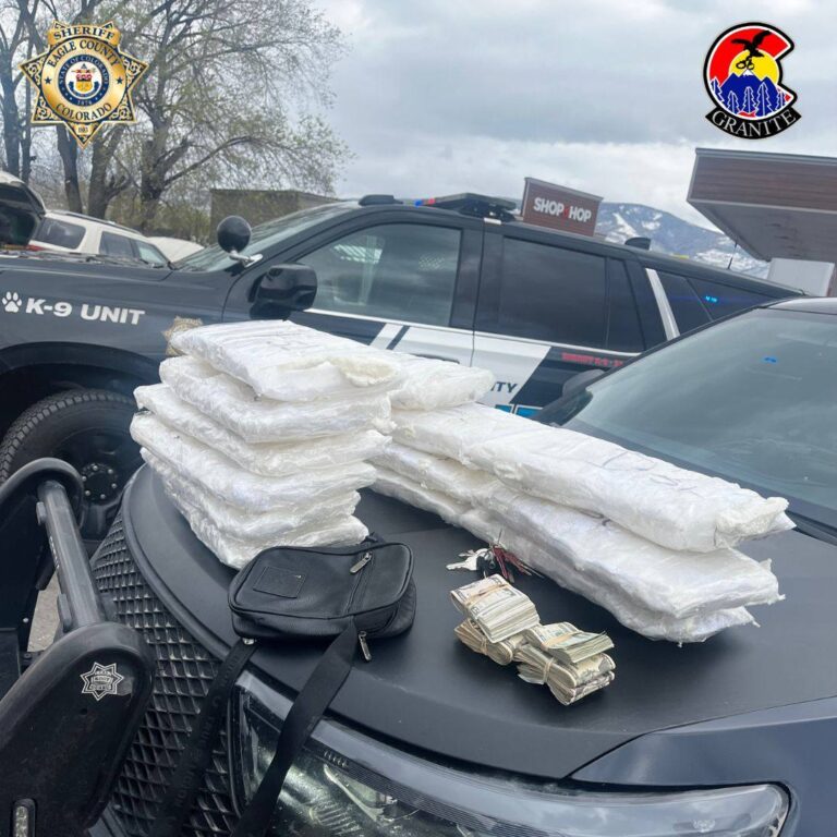 Incautación de Metanfetamina en Eagle County: Más de 80 Libras Descubiertas en Parada de Tráfico