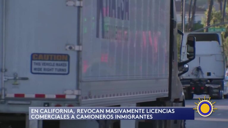 Revocan Licencias De Camioneros Inmigrantes En California