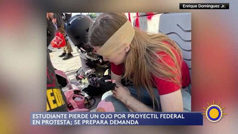Estudiante Herido En Protesta Por Proyectil De Agentes Federales