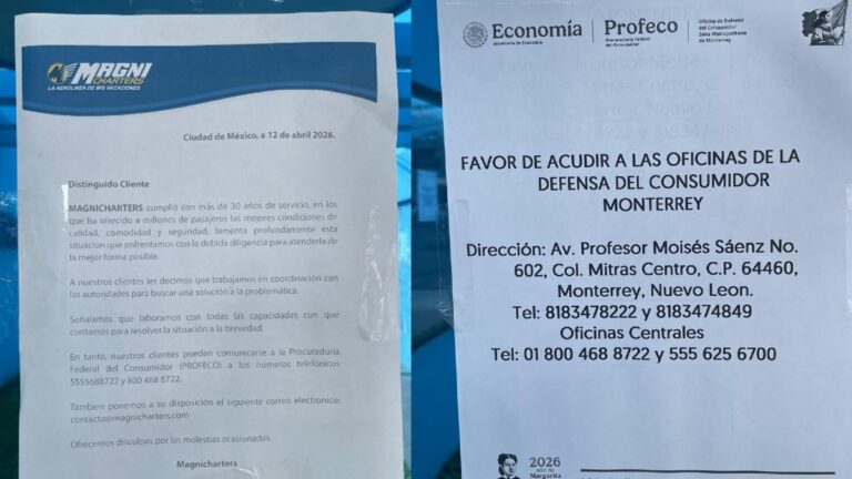 Magnicharters Monterrey: Oficinas Desiertas tras Suspensión de Operaciones