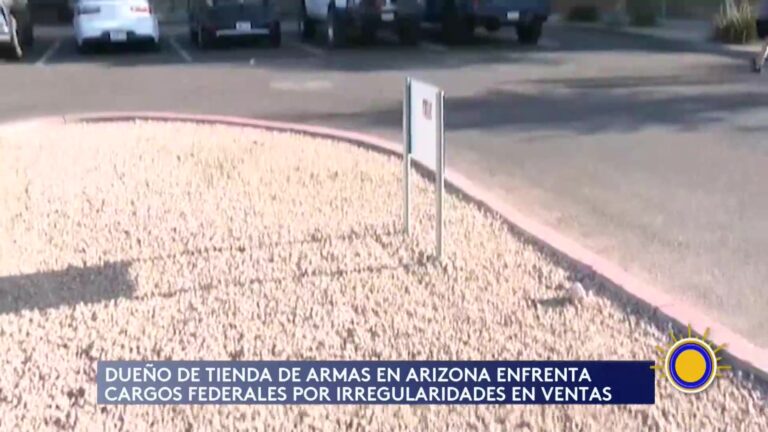 Propietario de tienda de armas en Arizona enfrenta cargos federales