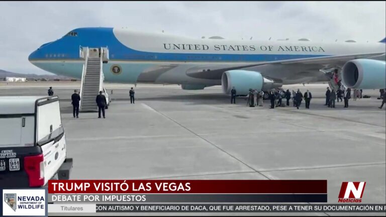 Visita De Trump A Las Vegas Genera Opiniones Divididas