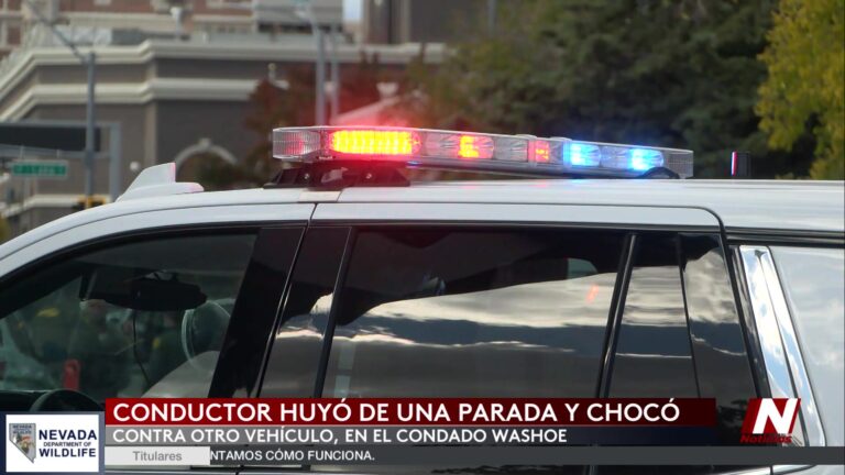 Choque masivo tras persecución policial en Reno deja 2 heridos de gravedad