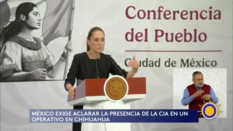 México Exige Transparencia Tras Operativo De La CIA En Chihuahua