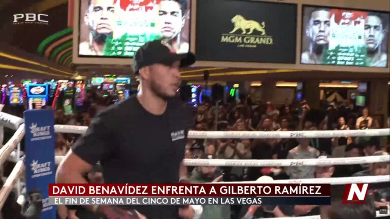 Boxeo: Benavídez Y Ramírez Listos Para La Gran Pelea En Las Vegas