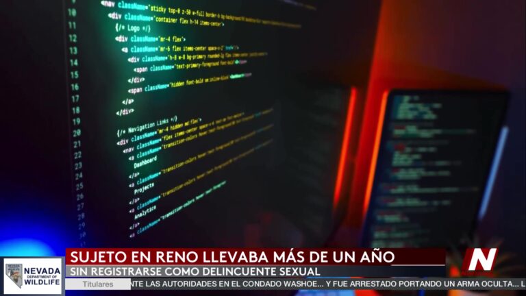 Arresto clave en Reno: capturan a delincuente sexual armado tras evadir a la justicia