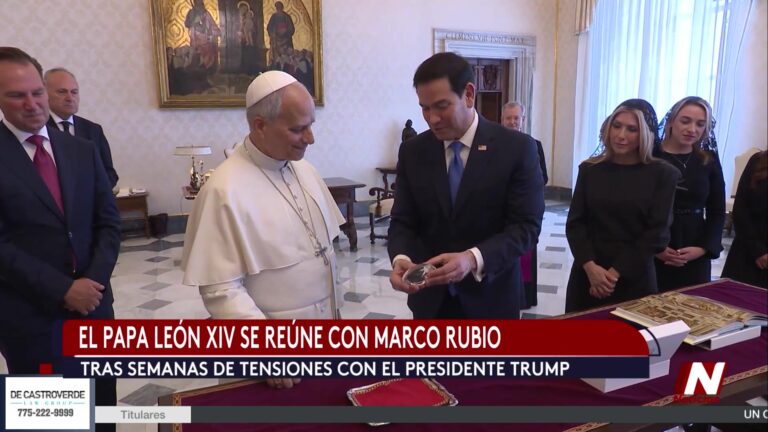 El Papa León XIV Dialoga Con Marco Rubio Sobre Temas De Interés Occidental