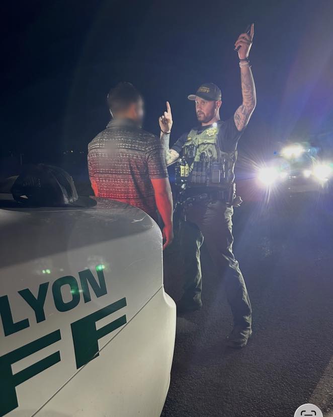 DUI y seguridad vial: Operativo de Memorial Day en el condado Lyon deja múltiples arrestos
