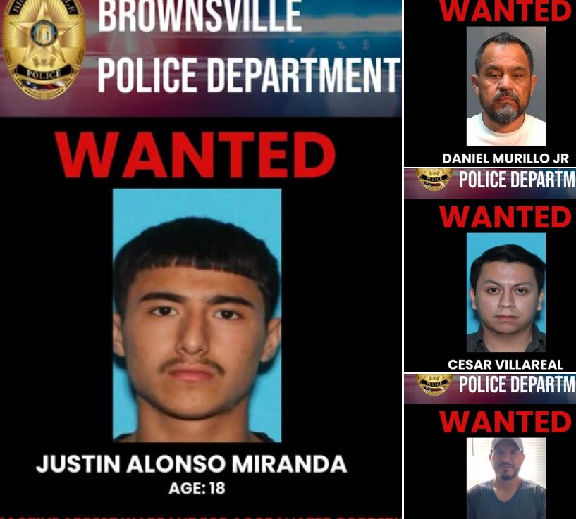 Alerta de ‘Wanted Wednesday’: Policía de Brownsville Busca Personas con Órdenes de Arresto