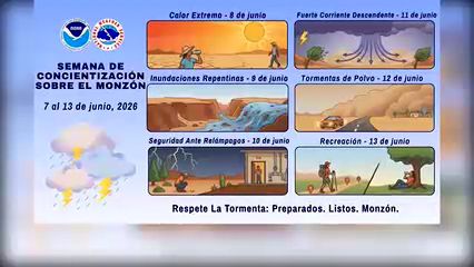 Semana de Concientización sobre el Monzón: Preparativos para el suroeste de Estados Unidos