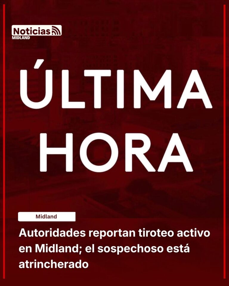 Alerta en Midland: Tiroteo Activo y Sospechoso Atrincherado