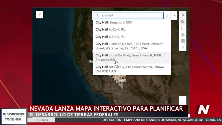 Nevada Presenta Mapa Digital De Tierras Federales Para Desarrollo Sostenible