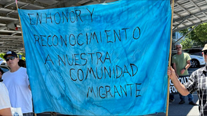 Protesta “Día Sin Reyes” en Gilroy contra políticas migratorias y plan de centro de detención