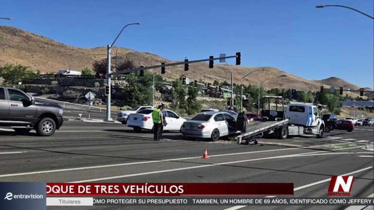 Accidente Sparks: Cuatro Heridos En Accidente Vial En Sparks: Investigación En Curso