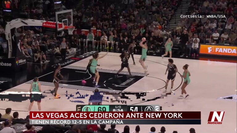 Las Vegas Aces Caen Ante New York Liberty Y La Racha Sigue
