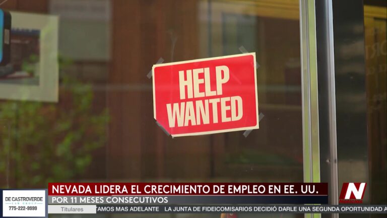 Nevada lidera la creación de empleo en EE. UU. y alcanza cifra récord