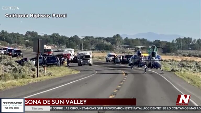 Choque Frontal En Carretera 395: Un Muerto Y Varios Heridos Graves