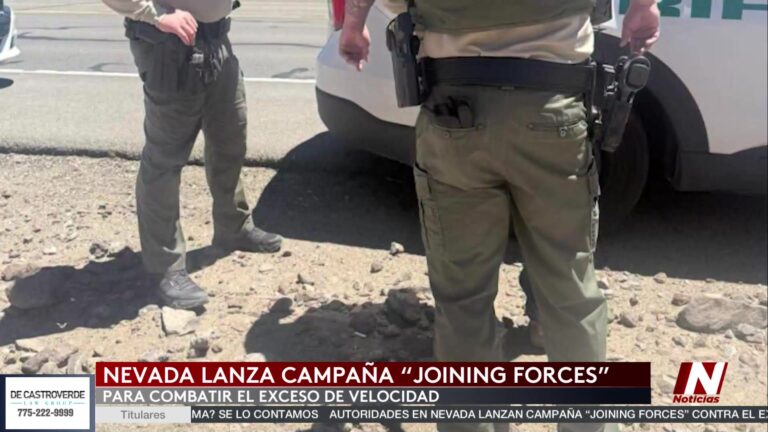 Joining Forces Nevada: Campaña ‘Joining Forces’ Aumenta Patrullajes Para Frenar Exceso De Velocidad En Nevada