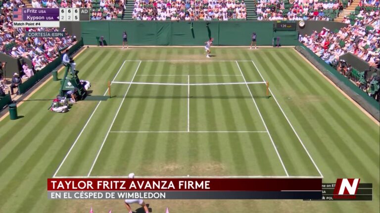 Taylor Fritz Avanza A La Siguiente Etapa En Wimbledon