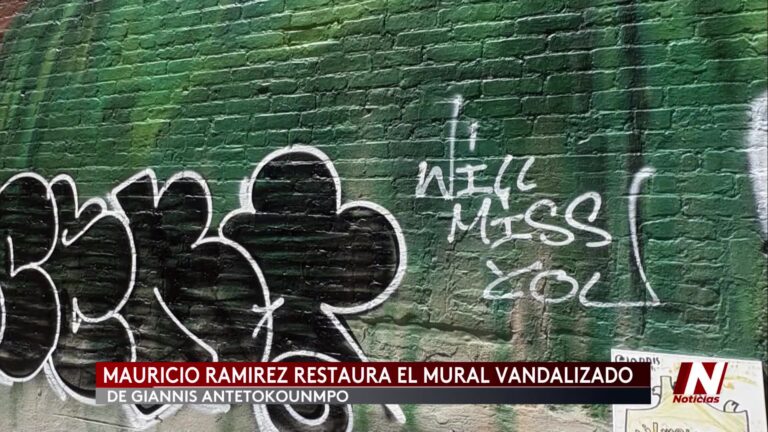 Restauran El Mural De Giannis Antetokounmpo Tras Vandalismo En Milwaukee