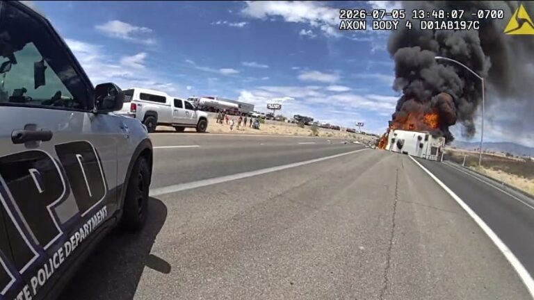 Tragedia: Un accidente mortal desata rescate heroico de un RV en llamas por ciudadanos valientes