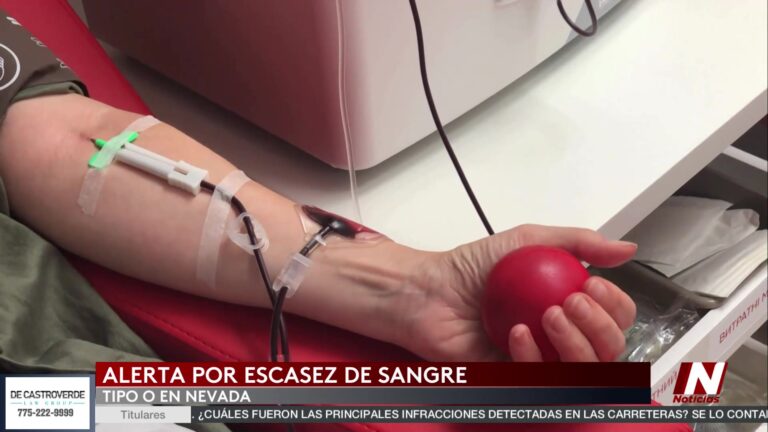 Crisis de reservas de sangre: Hospitales alertan sobre el nivel más bajo de tipo O en dos años
