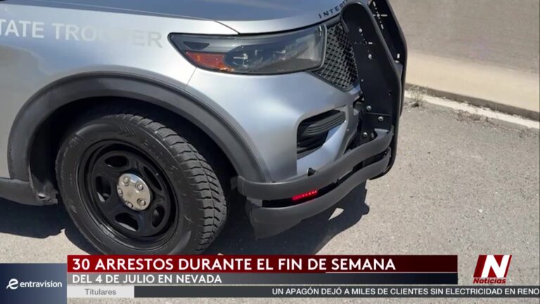 Patrulla De Carreteras Nevada: Patrulla De Carreteras De Nevada Realiza 30 Arrestos Durante Operativo Del 4 De Julio