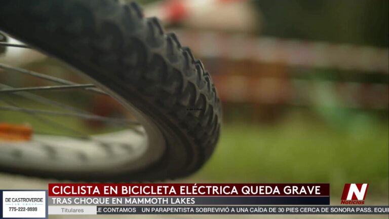 Accidente Ciclista Eléctrico: Ciclista Eléctrico En Estado Crítico Tras Accidente En Mammoth Lakes, California