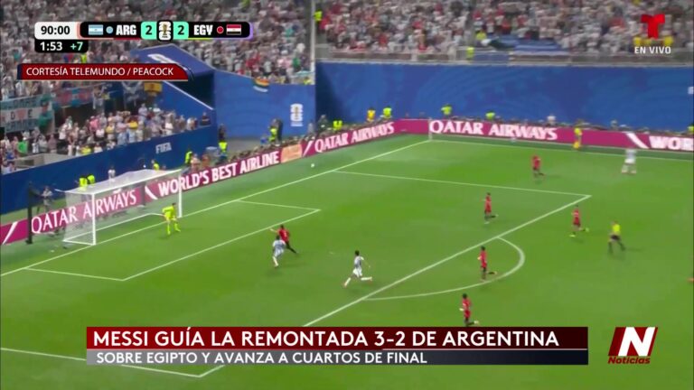Argentina Remonta Y Elimina A Egipto En Octavos De Final