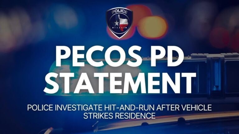 Atropello y fuga en Pecos: buscan al conductor que chocó contra una vivienda en South Missouri Street