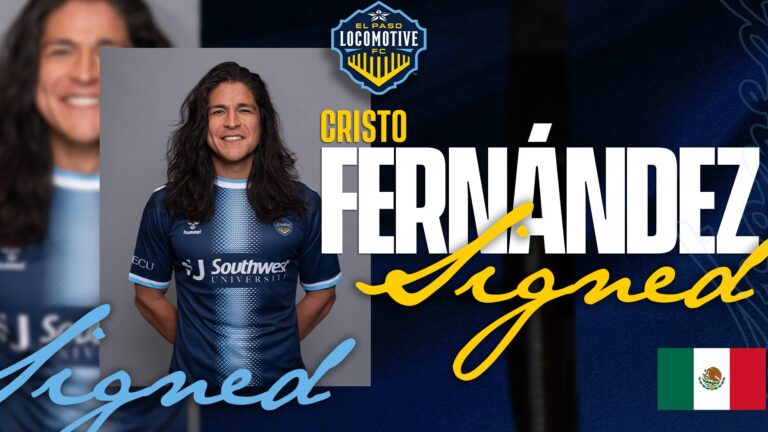Cristo Fernández podría debutar con El Paso Locomotive FC tras su paso por Ted Lasso