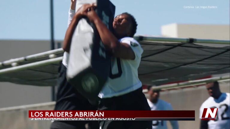 Raiders Entrenamientos Abiertos: Los Raiders Anuncian Entrenamientos Públicos Durante Agosto En Henderson