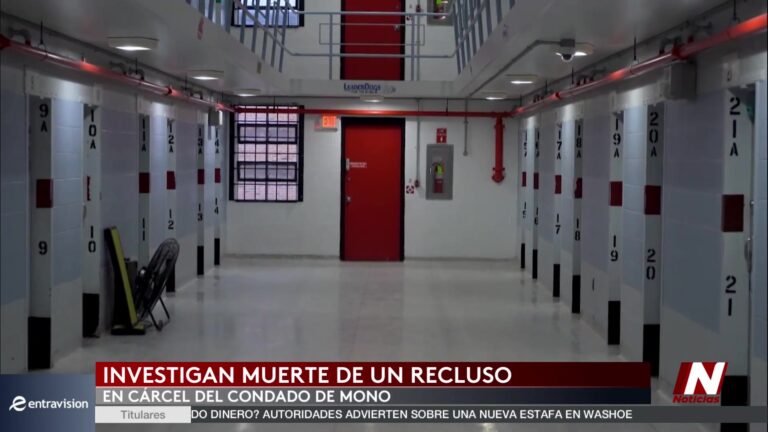 Tragedia en custodia: Un muerto tras ser hallado inconsciente en una celda de la cárcel del condado Mono