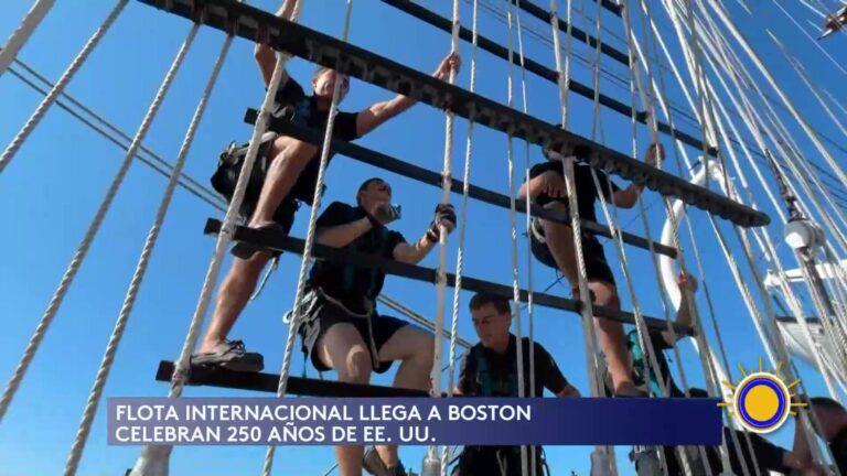 Boston Celebra 250 Años De Independencia Con Gran Desfile De Veleros Internacionales