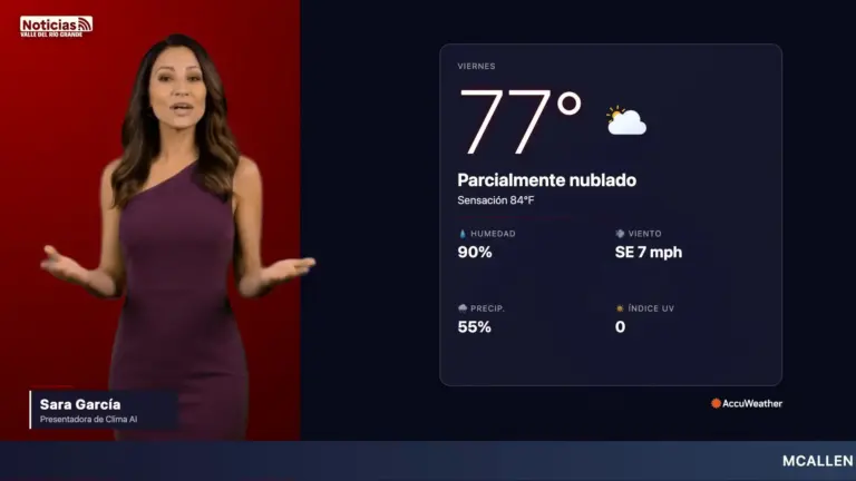 Clima McAllen: pronóstico del tiempo para este viernes 10 de julio a las 6:00 AM