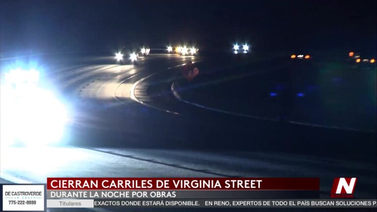 Tráfico Virginia Street: Cierre Nocturno En Virginia Street: Nuevos Desvíos Para Conductores En Reno