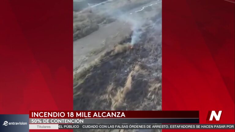 Incendio 18 Mile Al Norte De Montello Llega Al 50% De Contención