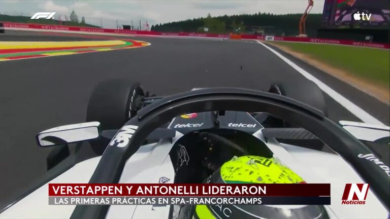 Max Verstappen Y Andrea Kimi Antonelli Dominan Prácticas Libres En El GP De Bélgica