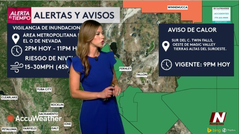 Pronóstico Completo: Riesgo De Viento, Calor Y Lluvias Para El Área De Reno