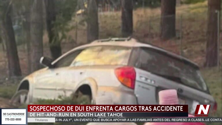 DUI: Conductor Borracho Choca Y Huye En South Lake Tahoe: Enfrenta Cargos DUI