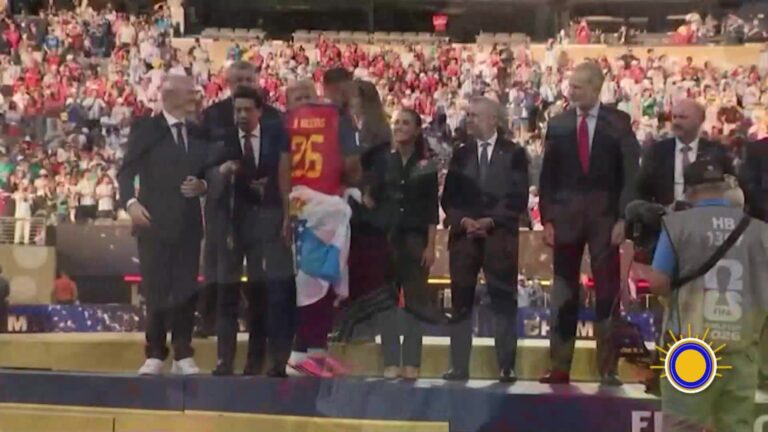 España Celebra Tras Ganar La Copa Del Mundo 2026