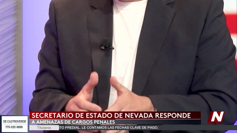 Secretario De Estado De Nevada Responde A Advertencias Federales Por Registros Electorales