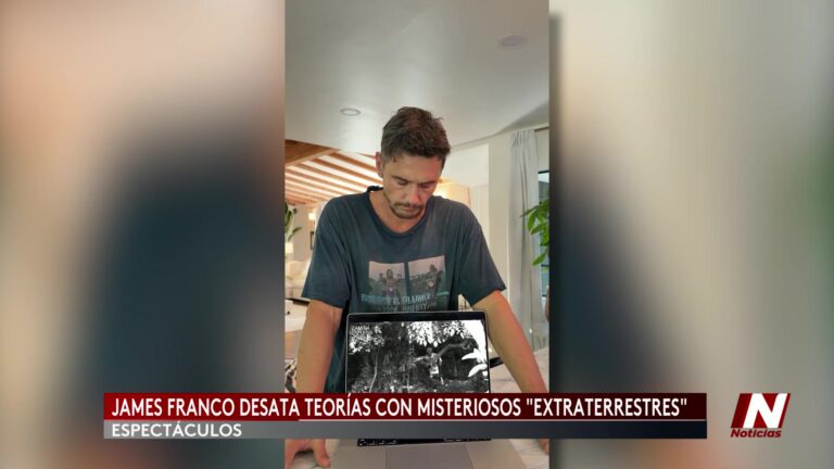 James Franco se vuelve tendencia por imágenes extraterrestres que sacuden las redes sociales