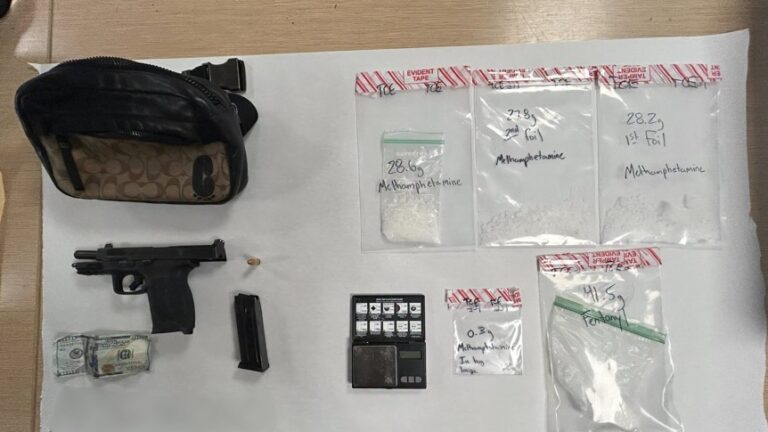 Placas falsas en Aurora llevan al decomiso de metanfetamina, fentanilo y un arma robada