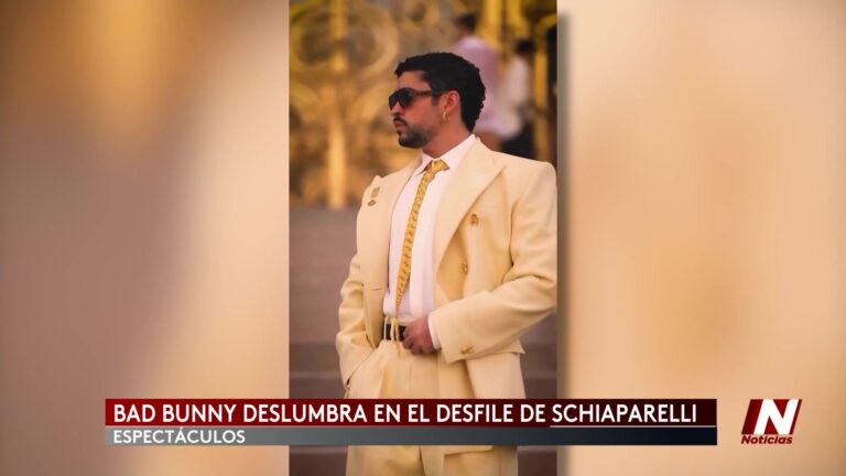 Bad Bunny deslumbra en la Semana de la Moda de París con un look de alta costura