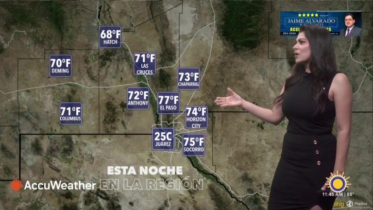 Pronóstico del tiempo: temperaturas extremas continúan en El Paso y Ciudad Juárez