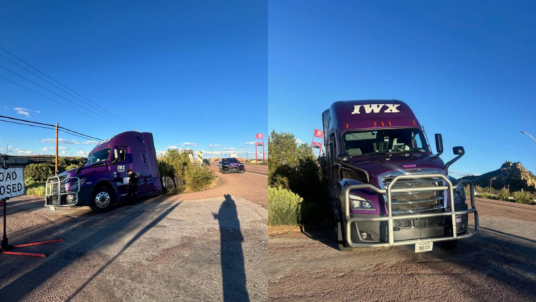 Capturan en Gallup a chofer ebrio con orden de aprehensión tras atascar su camión