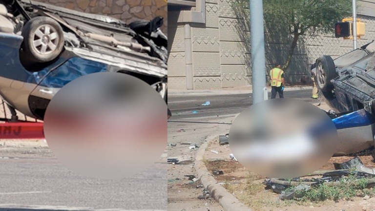 Accidente entre dos vehículos en Woodrow Bean Transmountain y Alcan deja a un muerto